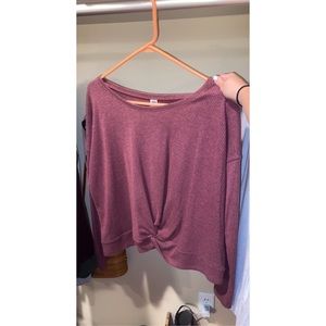 Plum Sweater